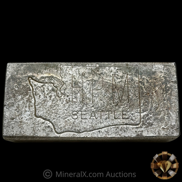 10.52oz HPM Hallmark Precious Metals Seattle Vintage Silver Bar – MineralX