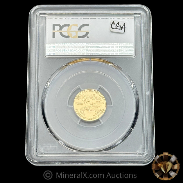 1/10oz 2019 $5 US AGE American Gold Eagle Coin PCGS MS70 First Strike ...