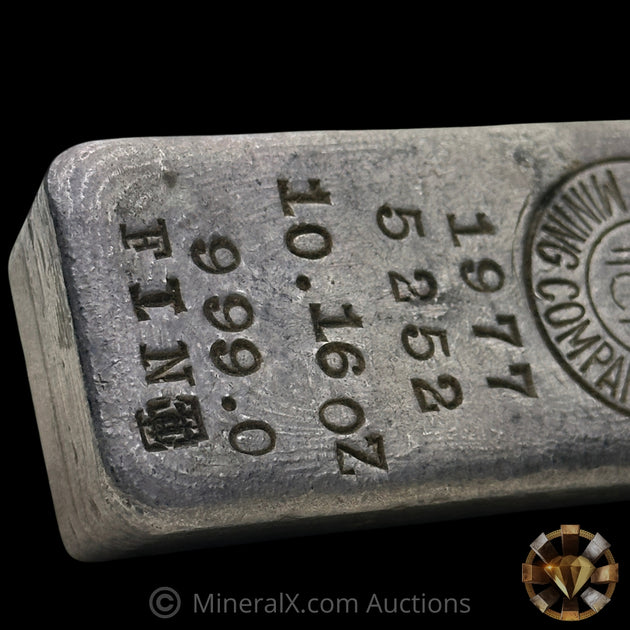 10.16oz 1977 Homestake Mining Company Vintage Silver Bar – MineralX