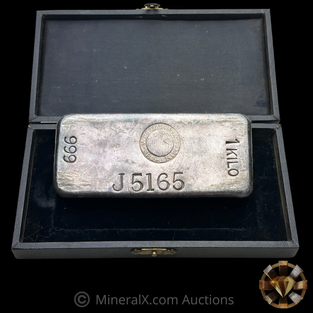 Kilo Engelhard London Rare Westminster Mint J Prefix Variety Vintage S ...