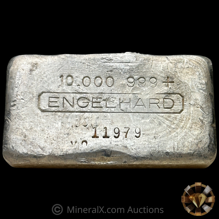 10oz Engelhard Double X8 Prefix Vintage Silver Bar