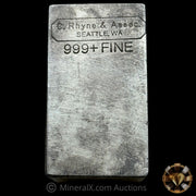 25oz C Rhyne & Associates Seattle Washington Vintage Silver Bar