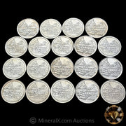 x19 1oz Swiss Of America Vintage Silver Coins