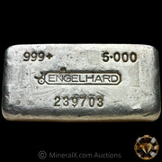 5oz Engelhard Bull Logo Vintage Silver Bar