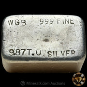 9.87oz WGB Buschmeyer & Son Vintage Silver Bar