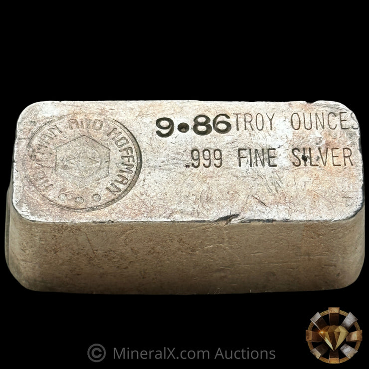 9.86oz Hoffman And Hoffman Vintage Silver Bar