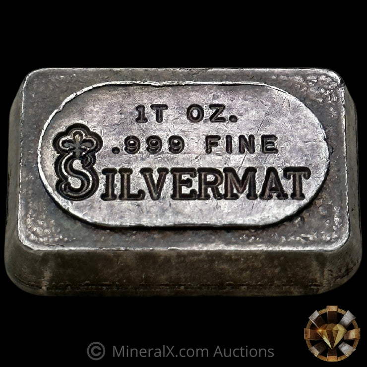 1oz Silvermat Vintage Silver Bar