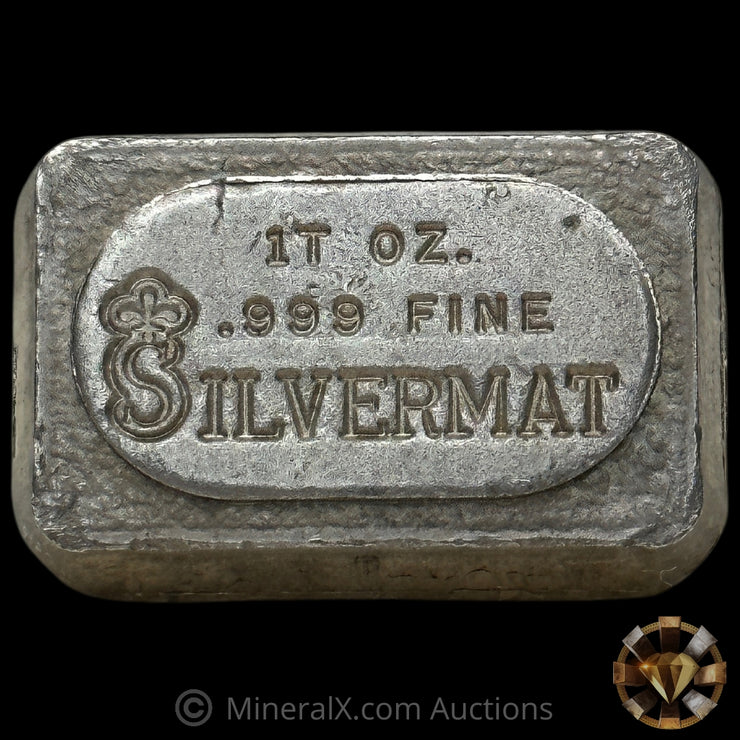 1oz Silvermat Vintage Silver Bar