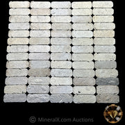 x65 1oz Omega M & B Mining Vintage Poured Silver Bars