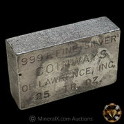 25oz Coinways of Lawrence Inc Vintage Silver Bar