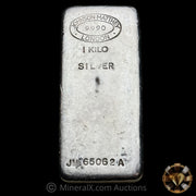 Kilo Johnson Matthey JM London Vintage Silver Bar
