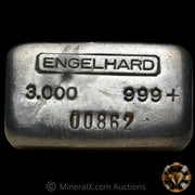 3oz Engelhard 00 Leading Serial Top Hallmark Vintage Silver Bar