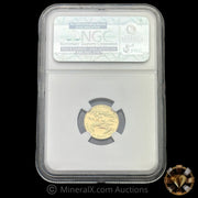 $5 1/10th NGC MS70 Early Release 2009 US Gold Eagle