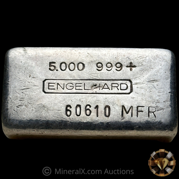 5oz Engelhard MFR Vintage Silver Bar