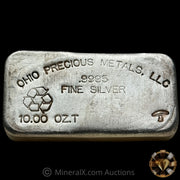 10oz Ohio Precious Metals OPM Silver Bar