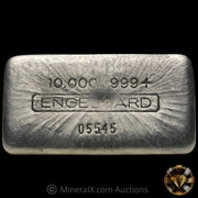 10oz Engelhard 3rd Series 0 Leading 5 Digit Vintage Silver Bar