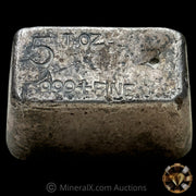 5oz t.oz Combstock Mold Vintage Silver Bar