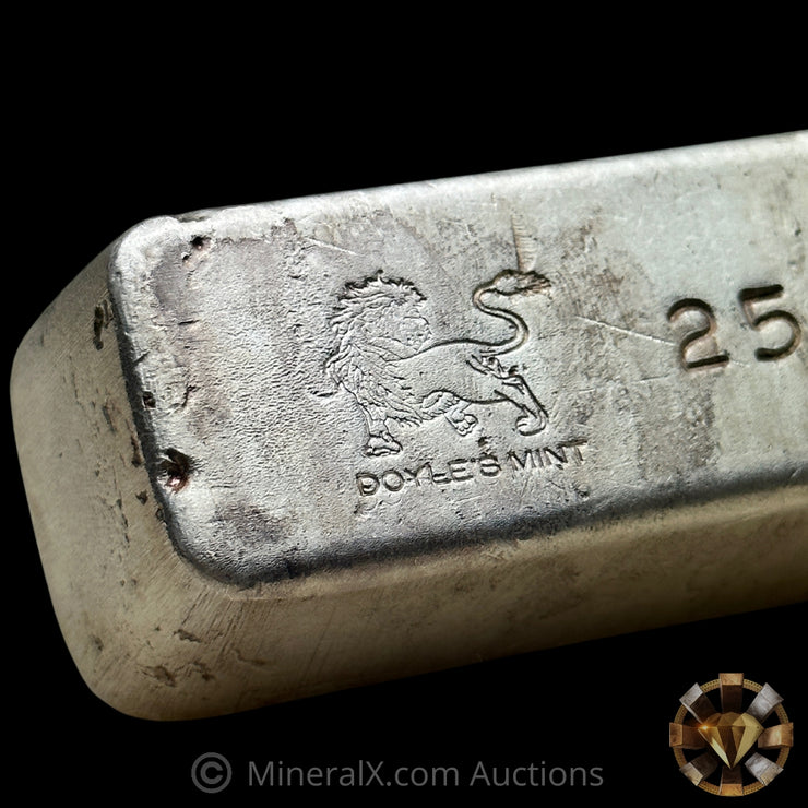 25.26oz Doyles Mint Vintage Silver Bar