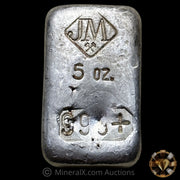 5oz Johnson Matthey JM Chunky Variety Vintage Silver Bar