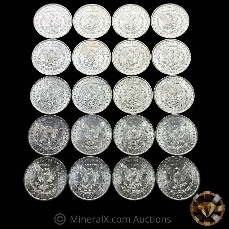 1885-O Gem BU Roll of 20 Morgan Silver Dollars (20 Total)