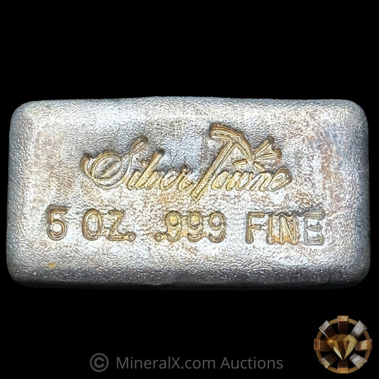 5oz Silvertowne Vintage Silver Bar