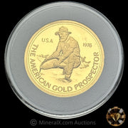 1oz 1976 Engelhard Proof Prospector Pure Gold Coin