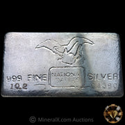 10.2oz National Dallas Vintage Silver Bar