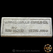 10oz National Refining Systems Inc Vintage Silver Bar