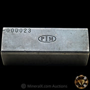 10oz Engelhard E Vintage Extruded Silver Bar with PIM Counterstamp