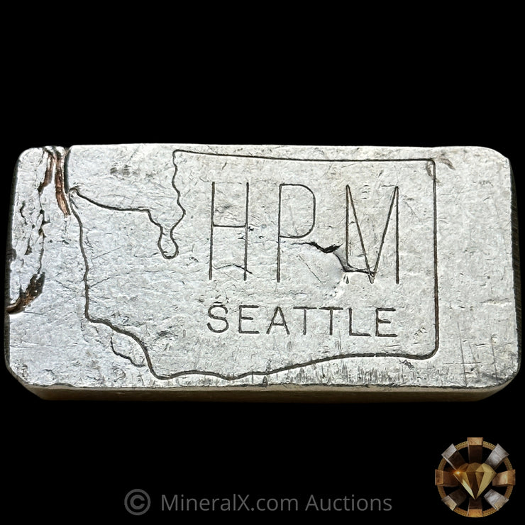 10.20oz Hallmark Precious Metals HPM Seattle Vintage Silver Bar