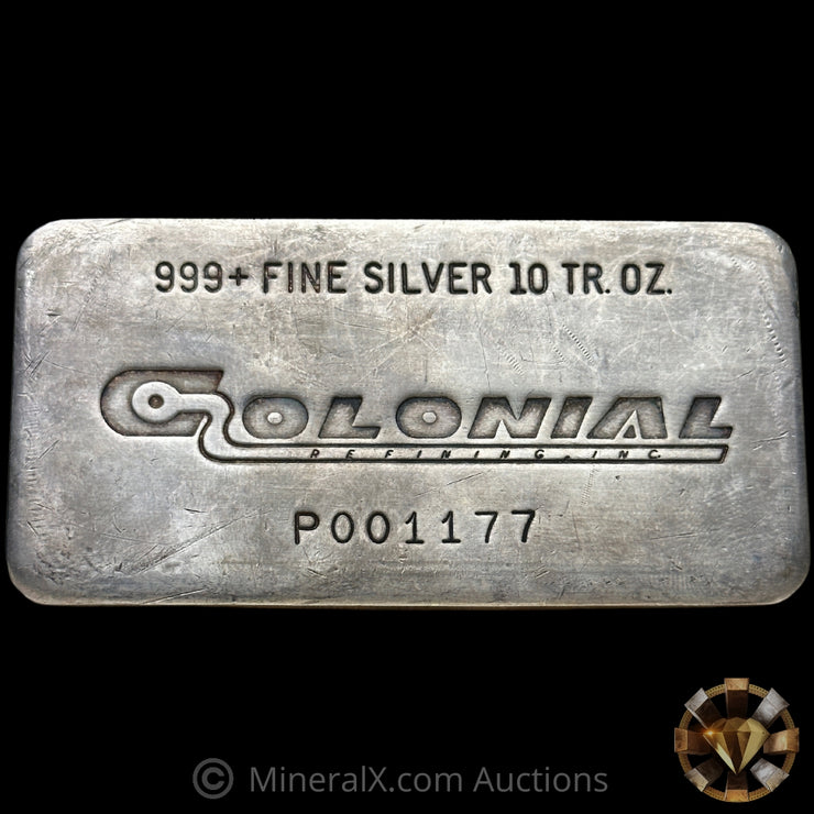 10oz Engelhard Colonial Vintage Silver Bar