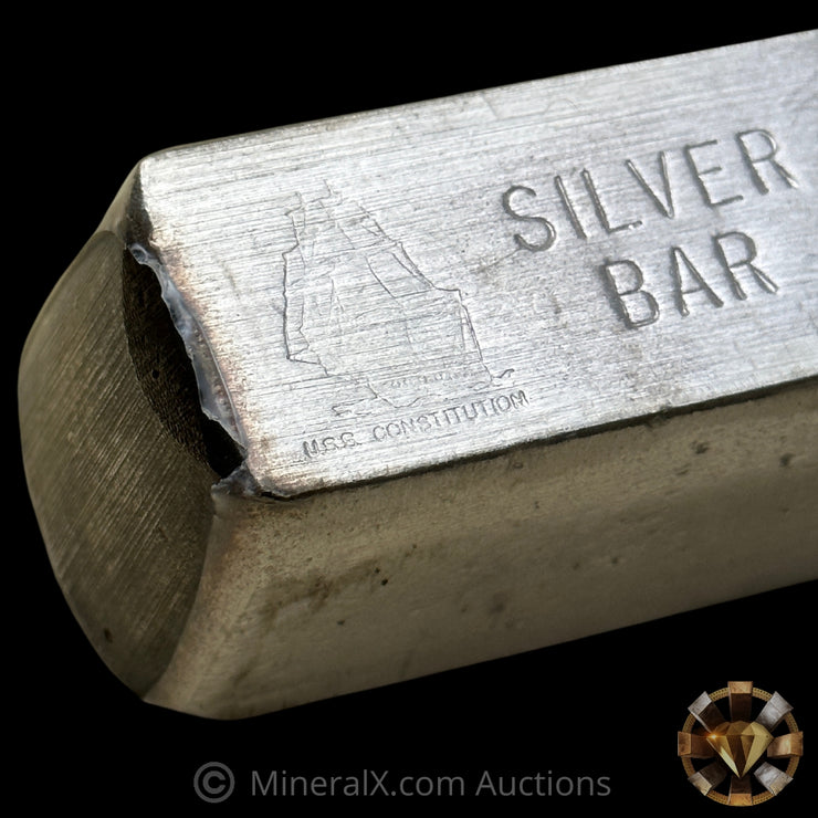 50oz CMI USS Constitution Vintage Silver Bar