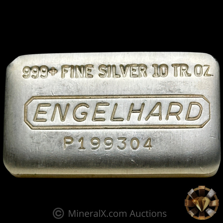 10oz Engelhard P Loaf Vintage Silver Bar