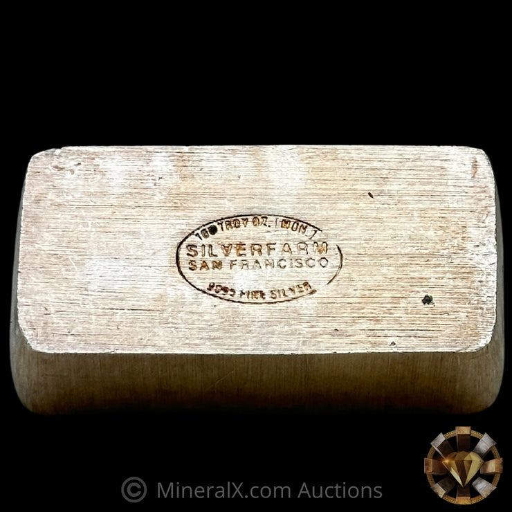 10oz Silverfarm San Francisco Vintage Silver Bar
