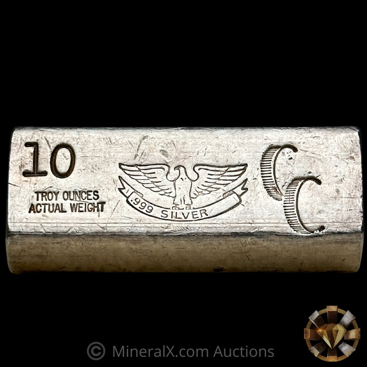 10oz W H Foster CC Vintage Silver Bar