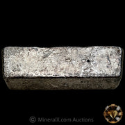 15.676oz W H Foster Vintage Silver Bar with Unique Front/Back Double Stamped Hallmark