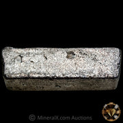 15.676oz W H Foster Vintage Silver Bar with Unique Front/Back Double Stamped Hallmark