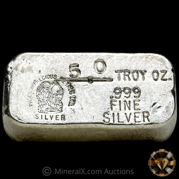 5oz Phoenix Precious Metals Vintage Silver Bar