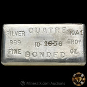 10.41oz Quatre Bonded (Cascade Refining) Vintage Silver Bar