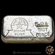 5.04oz Star Metals Vintage Silver Bar