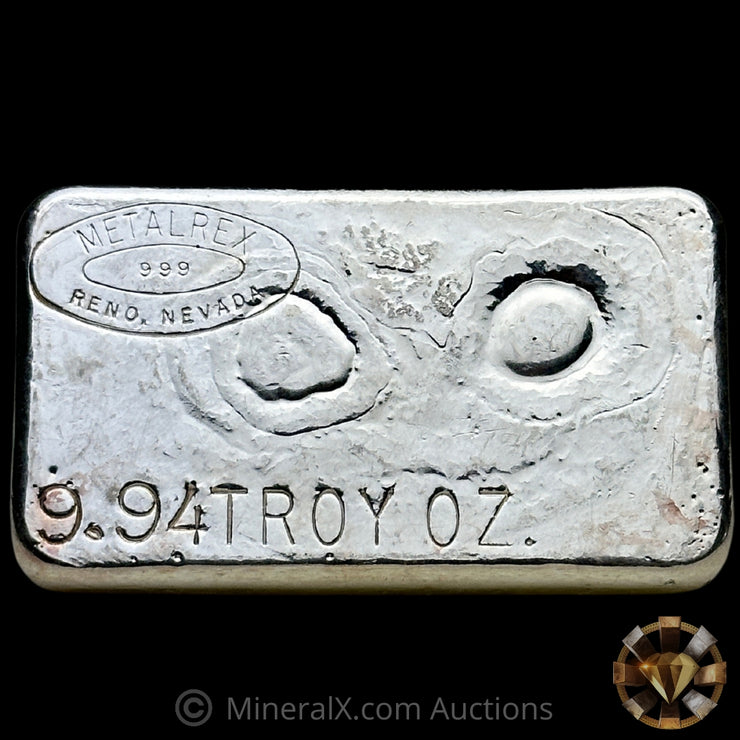9.94oz Metalrex Reno Nevada Vintage Silver Bar