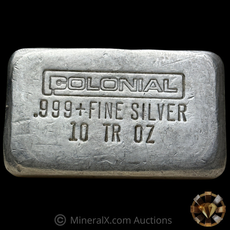 10oz Colonial Vintage Silver Bar