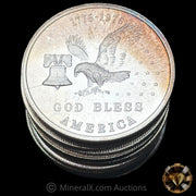 x10 1oz 1976 Tri State Refining "God Bless America" Vintage Silver Coins