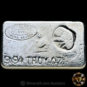 9.94oz Metalrex Reno Nevada Vintage Silver Bar