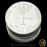 x10 1oz 1976 Tri State Refining "God Bless America" Vintage Silver Coins