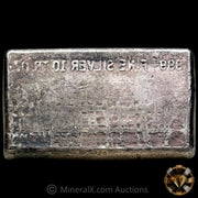 10oz Engelhard Waffleback Vintage Silver Bar With Reverse Convex Stampings