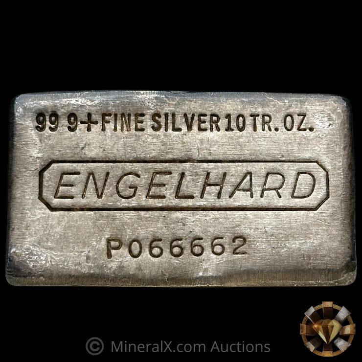 10oz Engelhard Waffleback Vintage Silver Bar