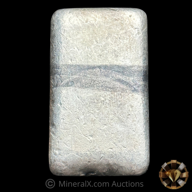 10oz Johnson Matthey JM Reverse Stamp Vintage Silver Bar