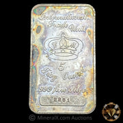 5oz Crown Mint CCM International Trade Unit Vintage Silver Bar