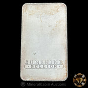 10oz Sunshine Mining Vintage Silver Bar